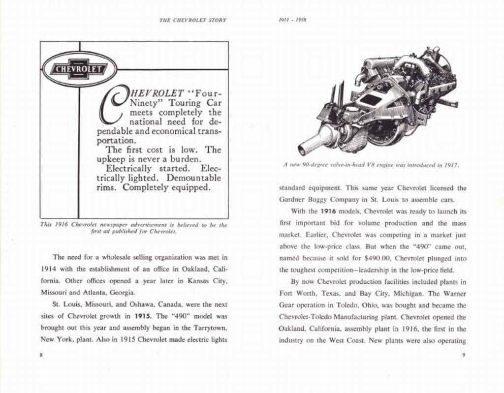 The Chevrolet Story - Published 1958 Page 25